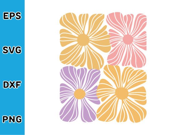 A Boho Flower Vector Graphic for Crafts and Branding