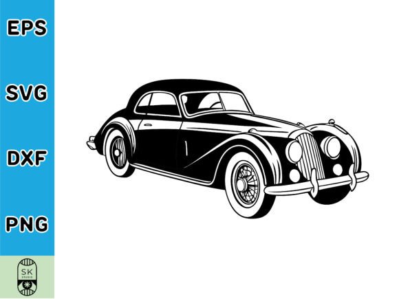 A Designer's Review of the Old School Car SVG Graphic for Crafts