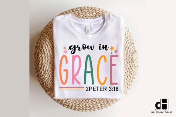 A Grow in Grace SVG for Elegant Crafts and Graphics