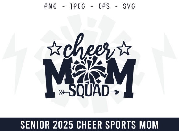 A Versatile Graphic for Crafters: The Proud Cheer Mom Squad SVG