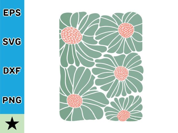 An Intricate Abstract Floral Vector for Crafted Graphics