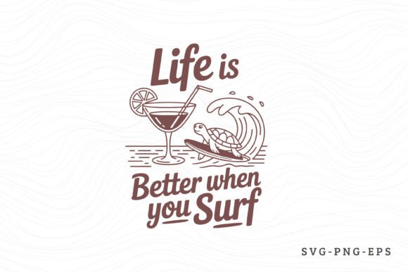 Crafting with Summer Surf Graphics