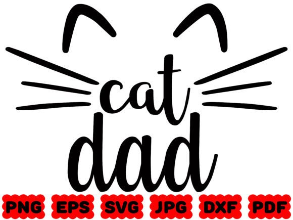 How a Cat Dad SVG Graphic Elevates Casual Branding