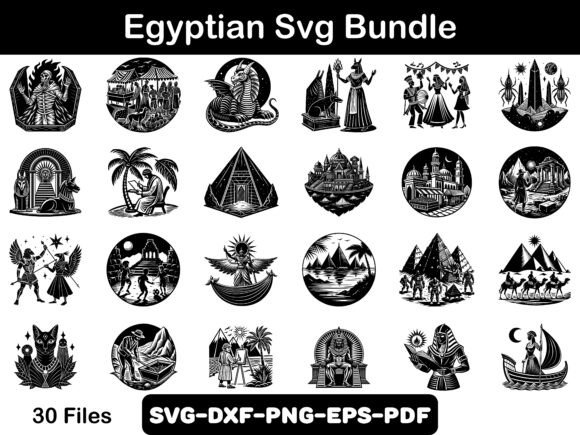 The Egyptian Svg Bundle: A Graphic Designer’s Take on Crafts & Branding Assets